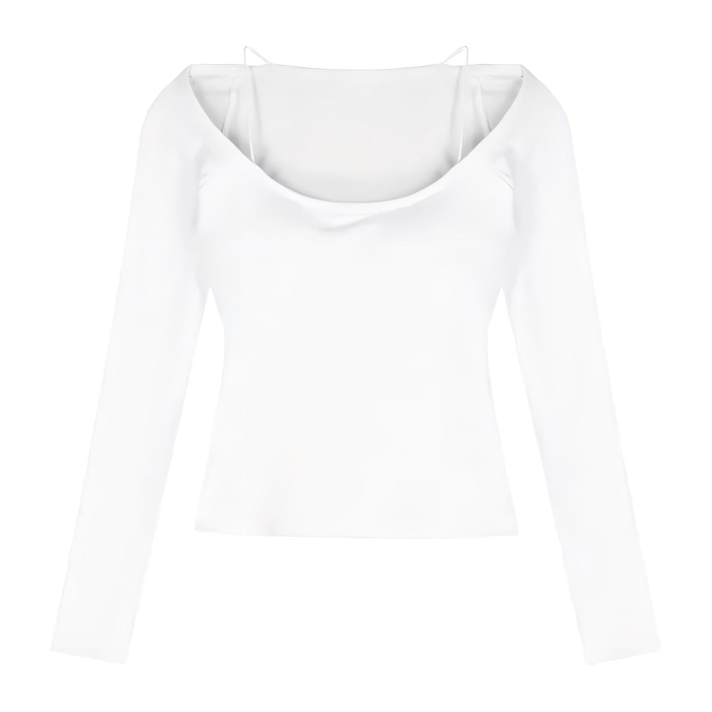 Off-the-shoulder fitted top