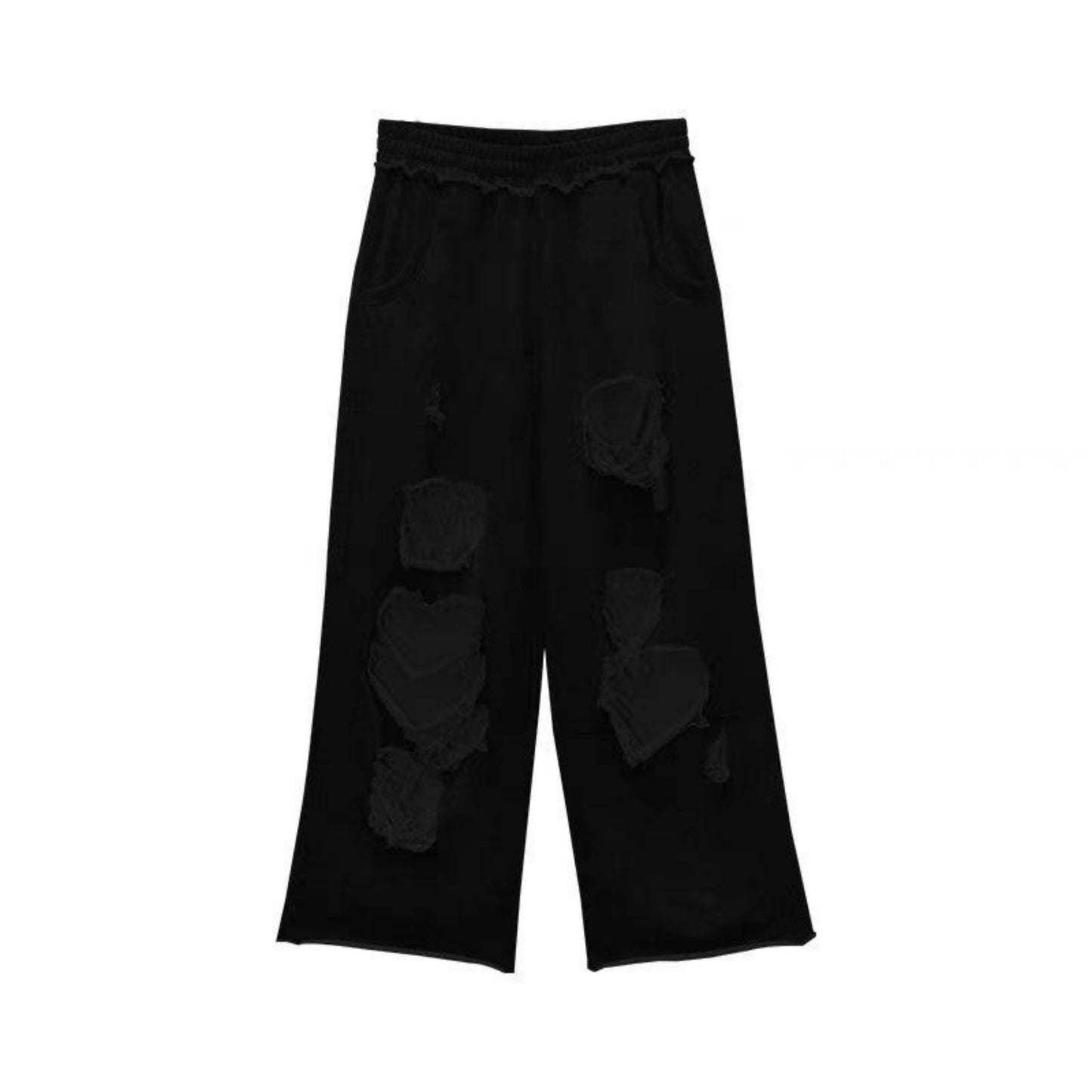 Distressed Style Casual Pants