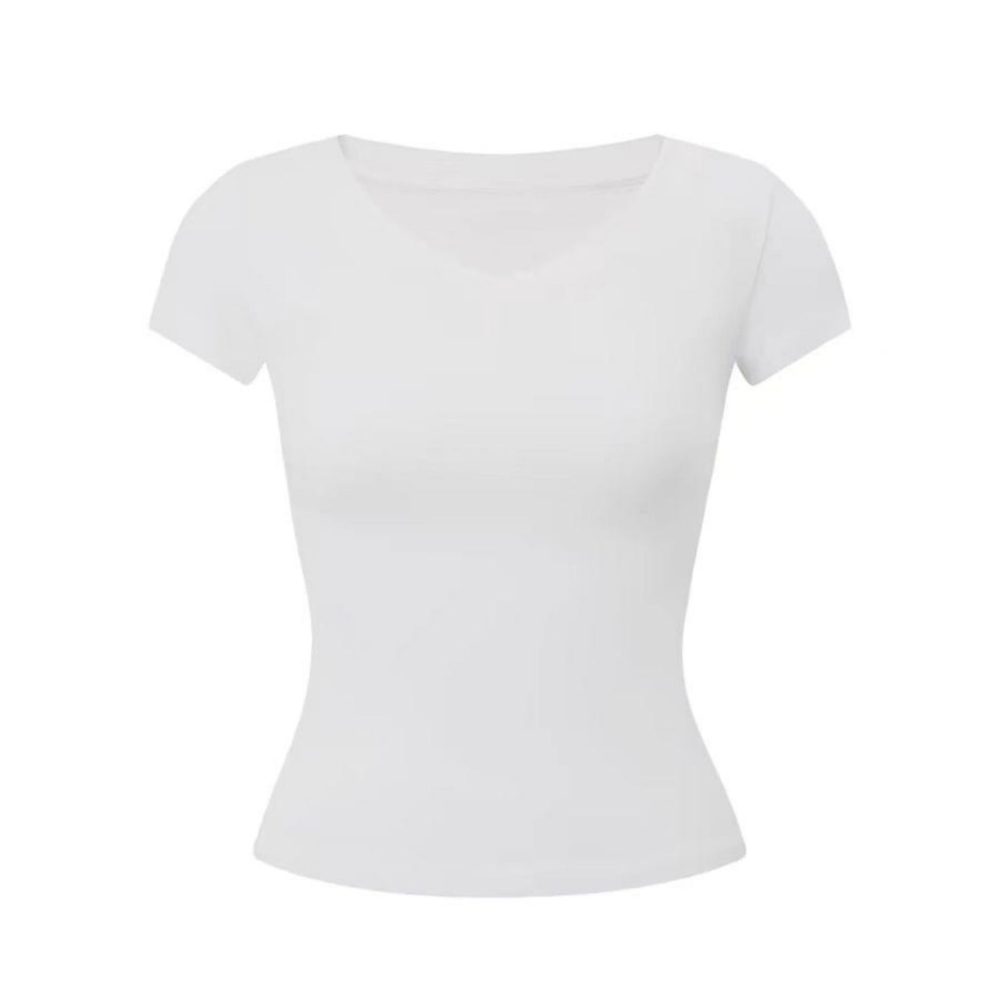 V-Neck Slim Fit Short Sleeve T-Shirt