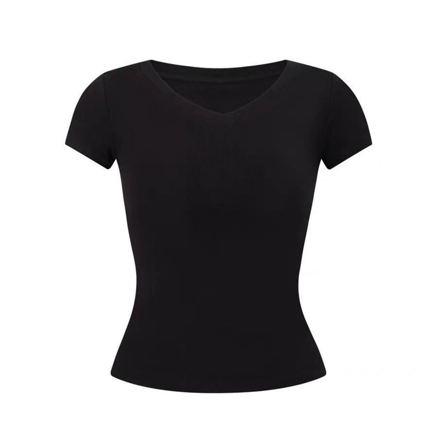 V-Neck Slim Fit Short Sleeve T-Shirt