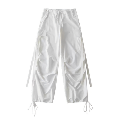 Tie Detail Work Pants