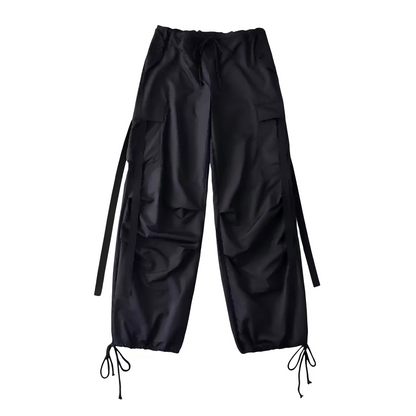 Tie Detail Work Pants
